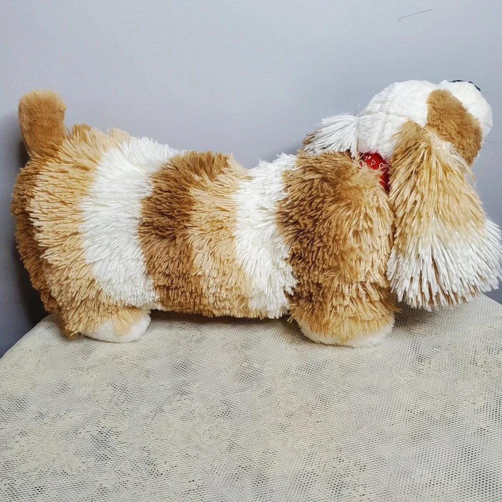 Dan Dee Collectors Choice Valentine's Dachshund Dog w/Red Heart‎ Color Plush 18